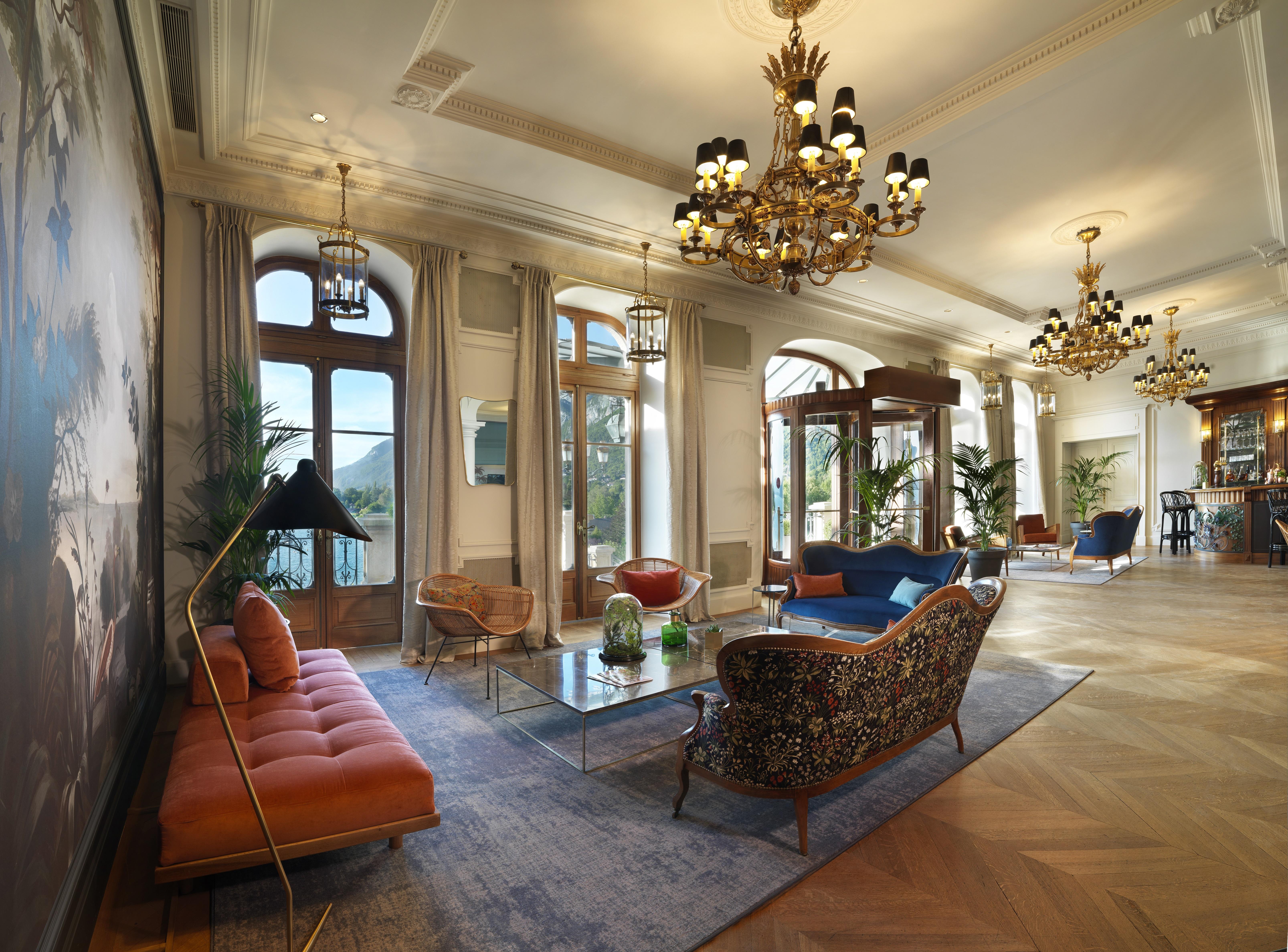Le Palace De Menthon Exterior foto The lobby of the hotel