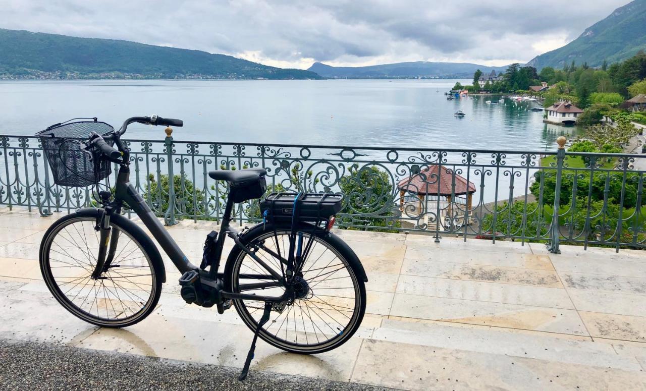 Le Palace De Menthon Exterior foto Electric bicycle in Switzerland